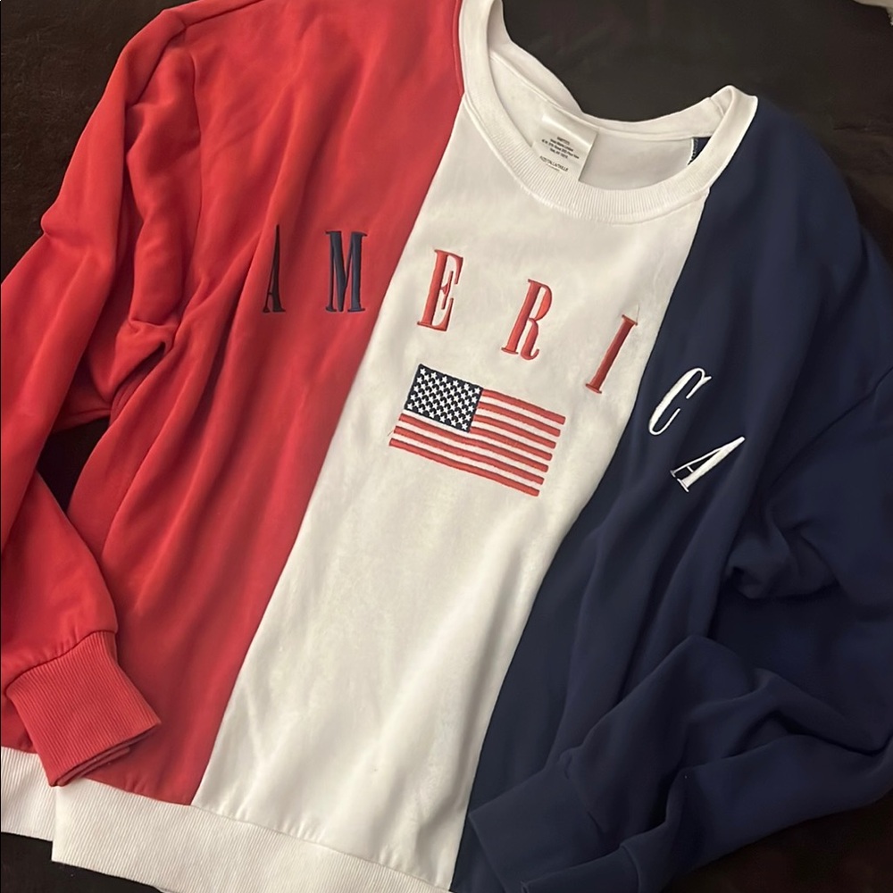 Red, White, and Blue America Sweatshirt